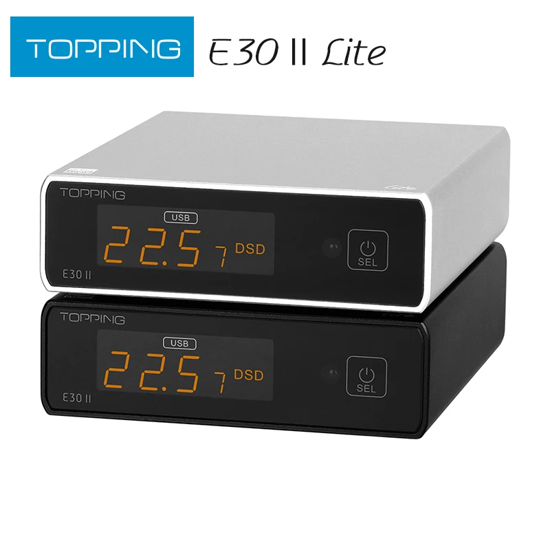 TOPPING-decodificador E30II LITE AK4493s, compatible con DSD512 PCM, 32 bits, 768kHz, con Control remoto, DAC E30 II Lite