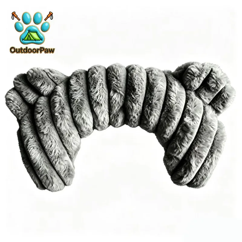 Cross-border popular plush pet pillow sleeping pad, kennel warm and wear-resistant, dog bed pillow type neck pad in stock
