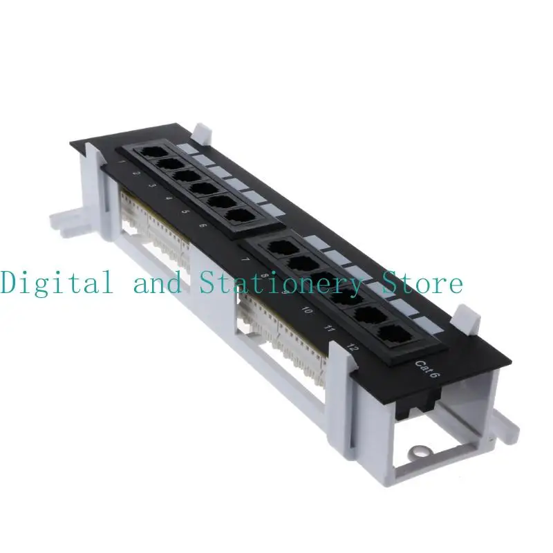 Y1UB CAT6 painel montagem parede e rack para RJ45 Rack ferramentas RJ45