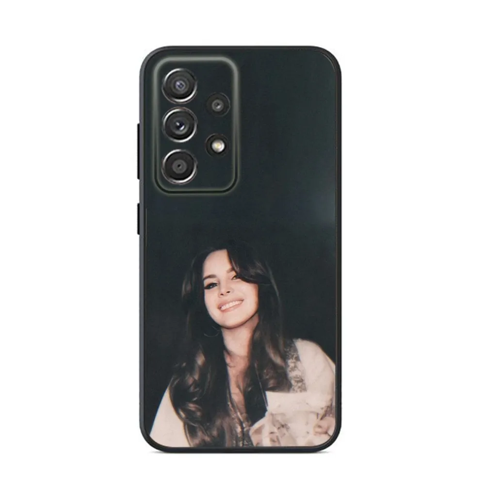 Singer L-Lana Del R-Rey Phone Case For Samsung S24,S23,S22,S21,S20,S10,S10E,S9 Ultra Plus FE Note 20 Ultra 10 9 Plus Case