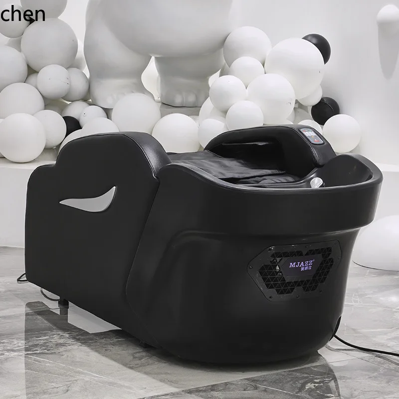 CZ Fully Automatic Electric Intelligent Shampoo Bed for Hair Salons, Multi-Functional Massage and Washing Bed