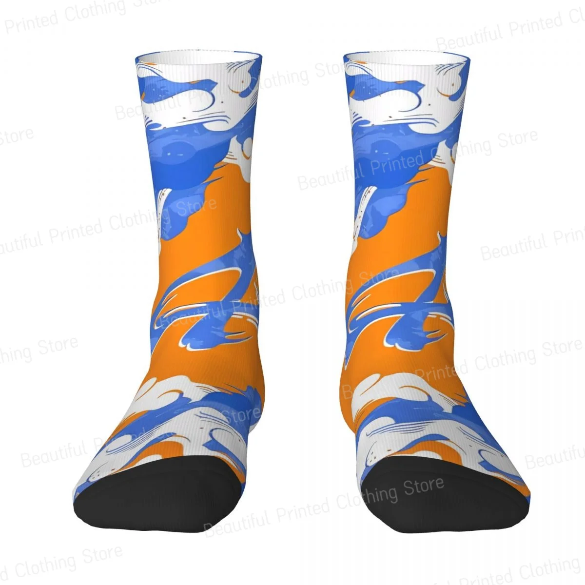 Lando Norris Unisex Four Seasons Socks Outdoor Happy Crew Socks Street Style Crazy Sock