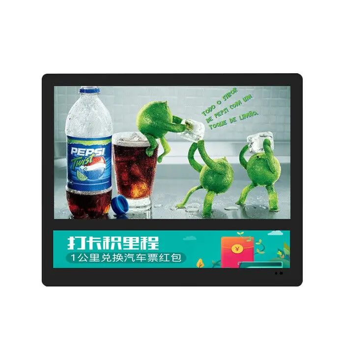 Wall Mount Elevator Advertising Player TV Display Screen Advertising Machine