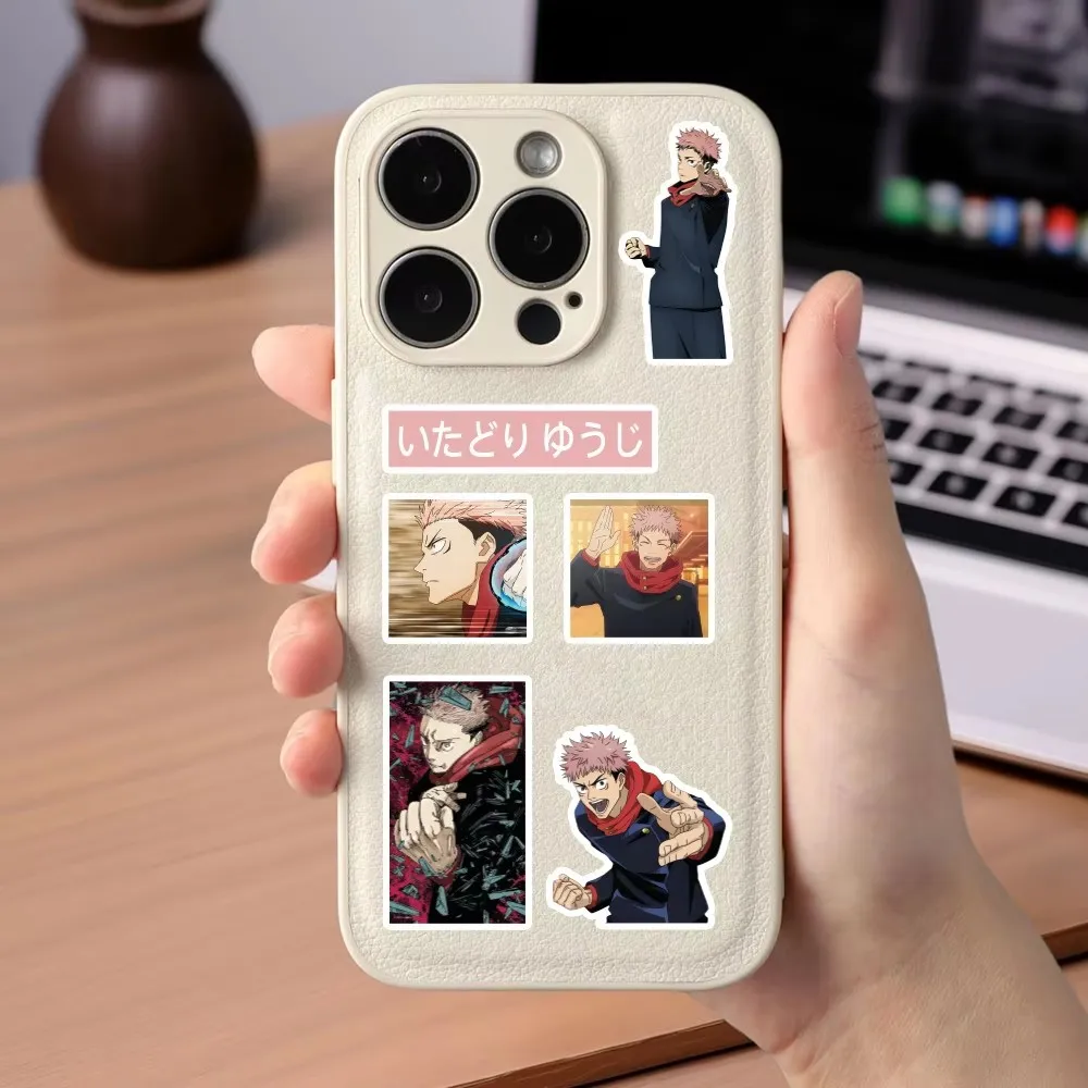 8 Sheets Per Set Japanese Anime Jujutsu Kaisen Stickers Gojo Satoru Cartoon Sticker Laptop Phone Guitar Bike Cool Manga Stickers