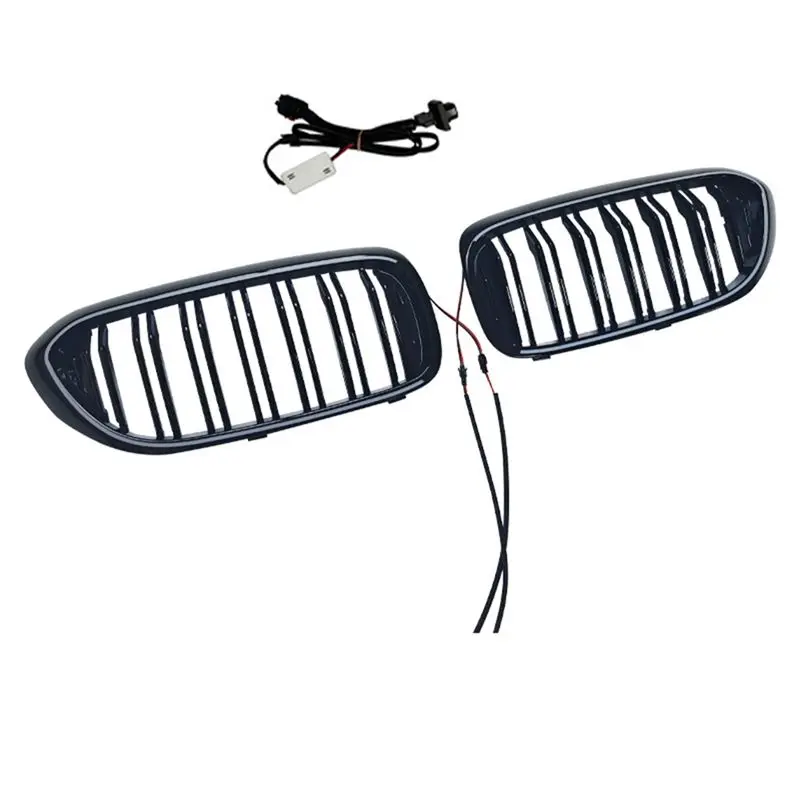

【Price Drop !!】 Luminous Front Kidney Grille Led Light Racing Grille For BMW 5 Series G30 2017-2020