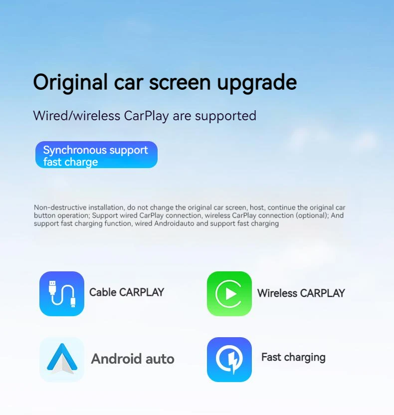 Type-c Fast Charging Bluetooth Wireless Apple CarPlay Android Auto Adapter Hub OEM for Retrofit Mazda 2 3 6 CX30 CX5 CX8 CX9 MX5 – Detail 8