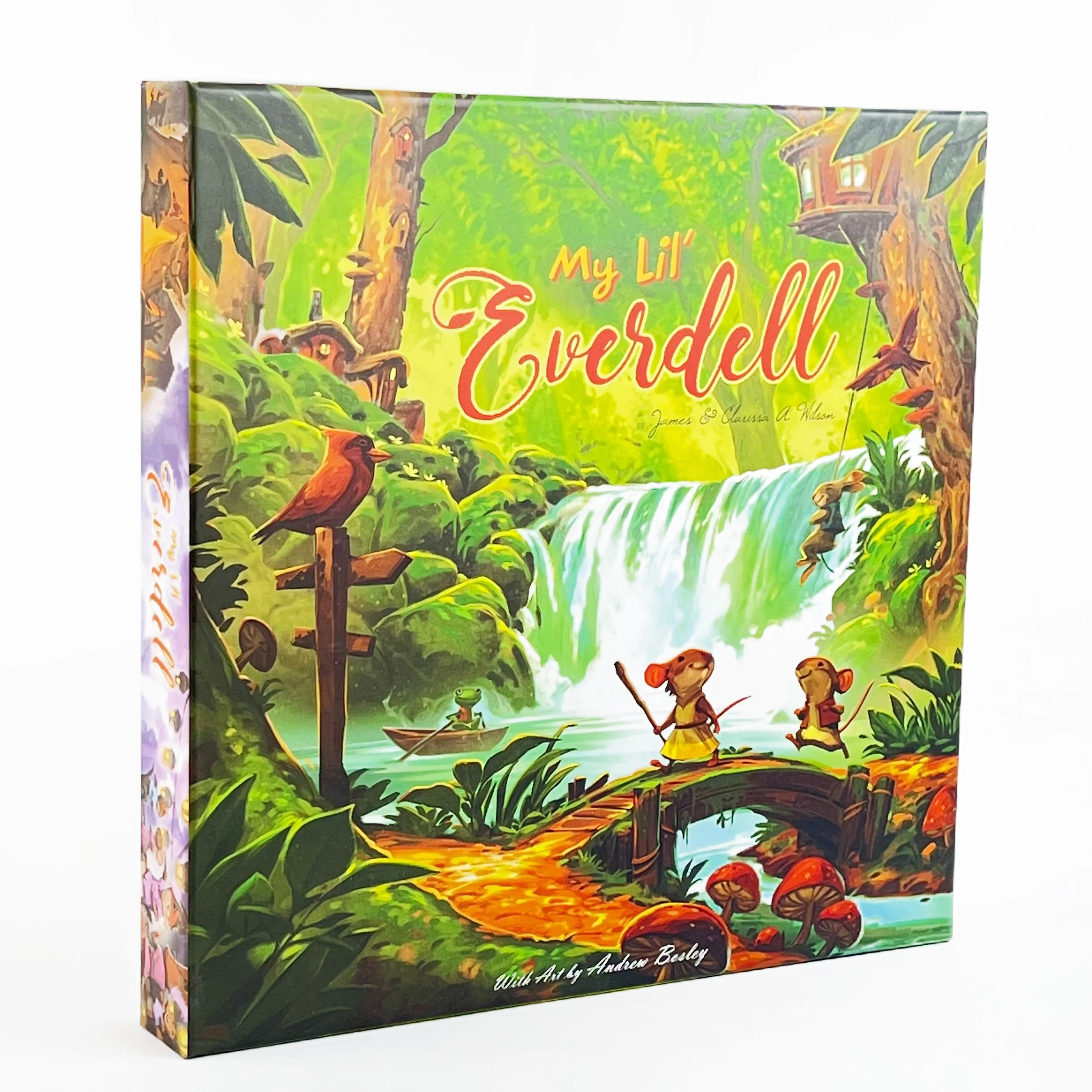 

My Lil Everdell family Board Game for Family - Build Magical Woodland 1-4 Players 30 Min Educational Fun