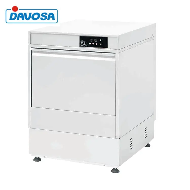 8.5KW Coffee Shop Glass Washer Machine Fully Automatic Commercial Stainless Steel Mini Dishwasher