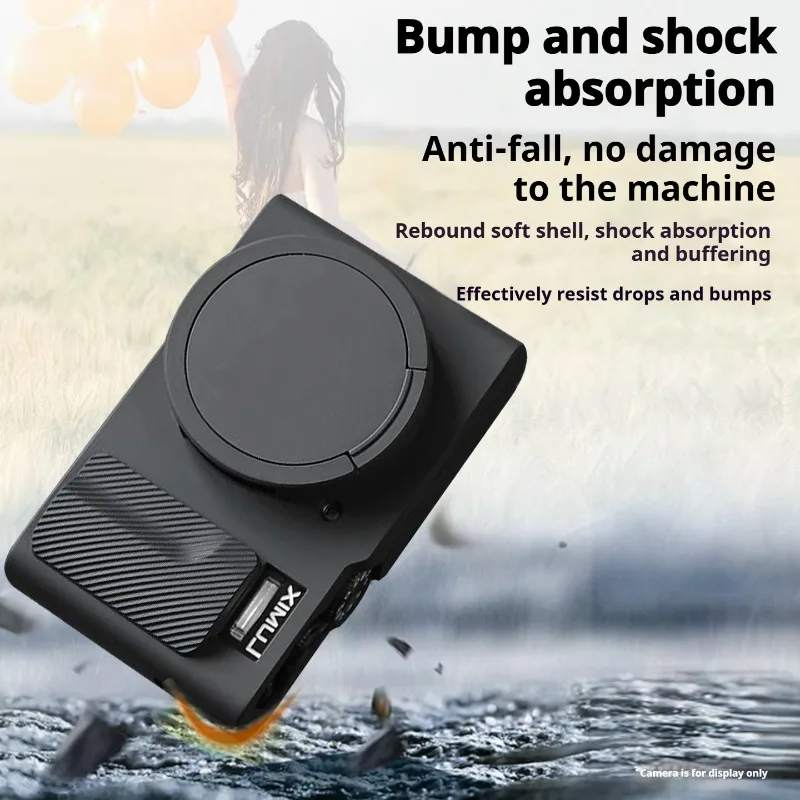 Camera bag For Panasonic Lumix ZS99 TZ99 Camera case Silicone soft shell Soft protective casing Anti slip waterproof