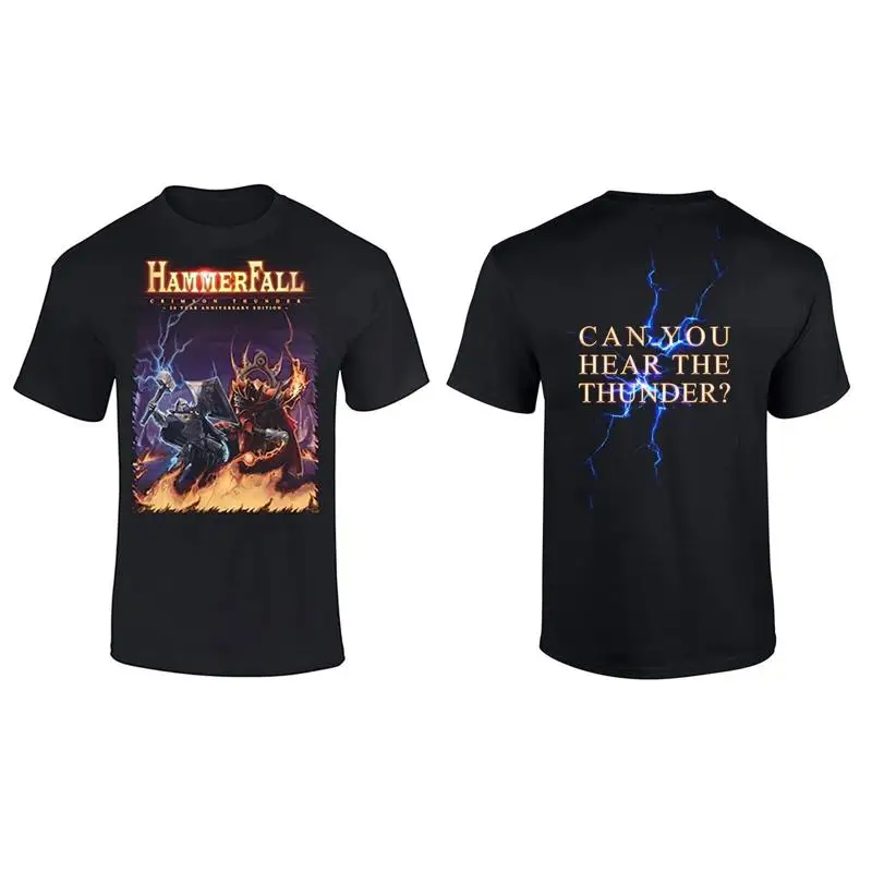 HAMMERFALL cd cvr CRIMSON THUNDER 20 Year Edition SHIRT XL New glory
