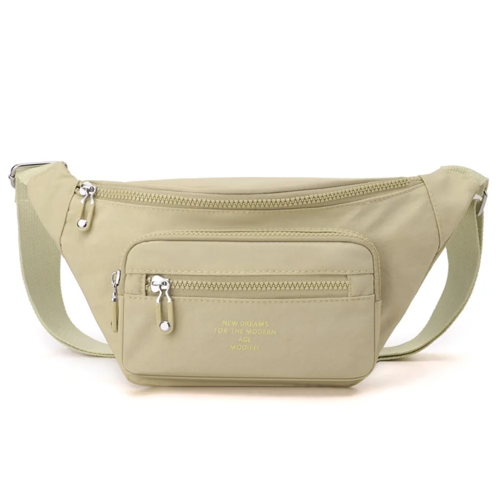 

Портативная нейлоновая сумка через плечо, однотонная легкая сумка-тоут среднего возраста, модная сумка для мобильного телефона с регулируемым ремешком для мамы