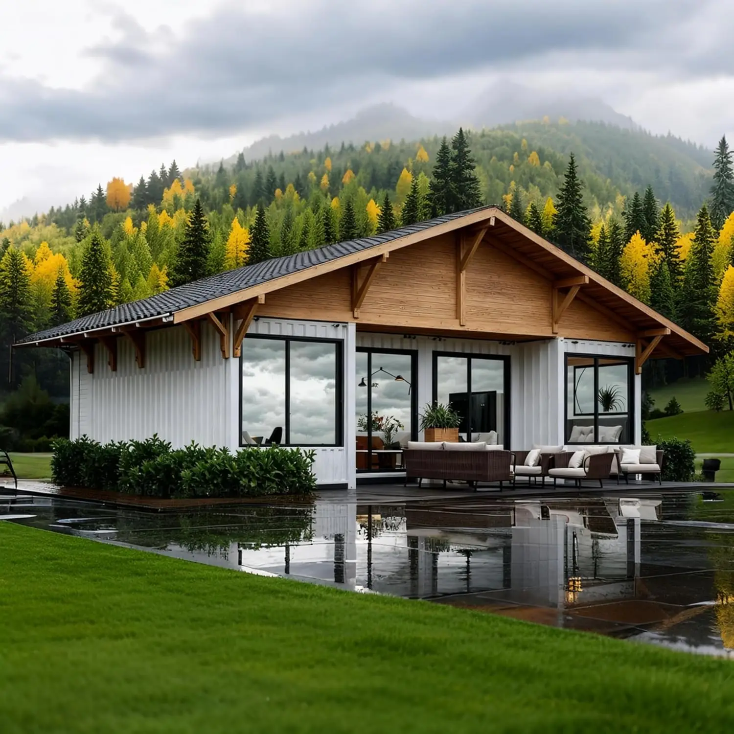 Расширяемый контейнерный дом, 20 футов, 40 футов, складной дом, сборная вилла, доставка, мобильный дом с 2 3 4 спальнями, складной дом