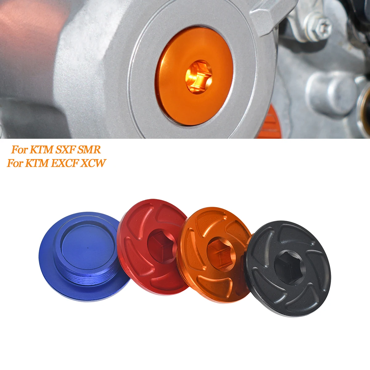 Motorcycle CNC Engine Ignition Cover Plug For KTM SXF XCF XCFW EXCF FREERIDE SMR SMC RC Duke Enduro/R Adventure/S Supermoto/R