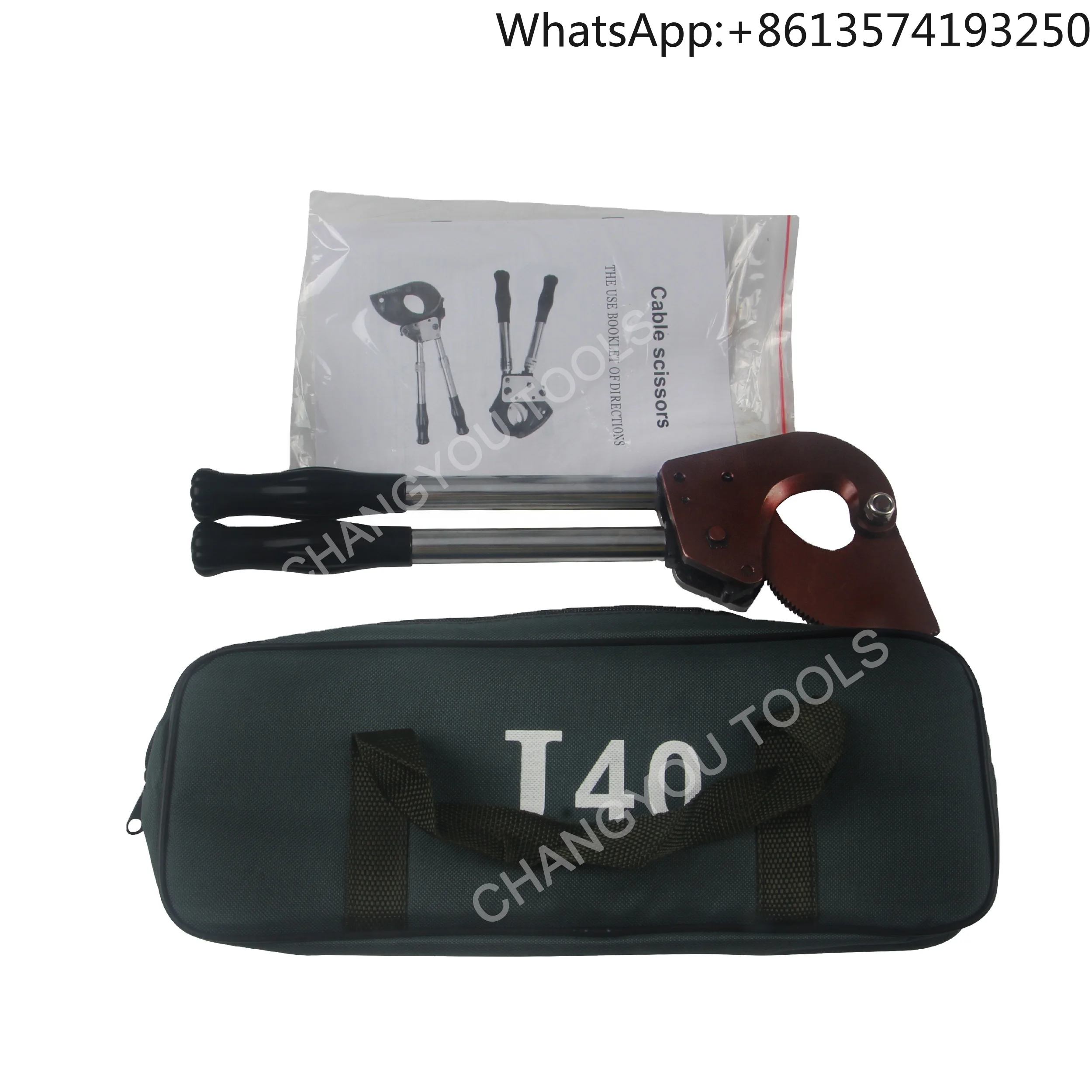 

J40 Power Construction Machines and Tools Hand Ratchet Cutting Tool Cable Cutter for Copper and Aluminum Cable