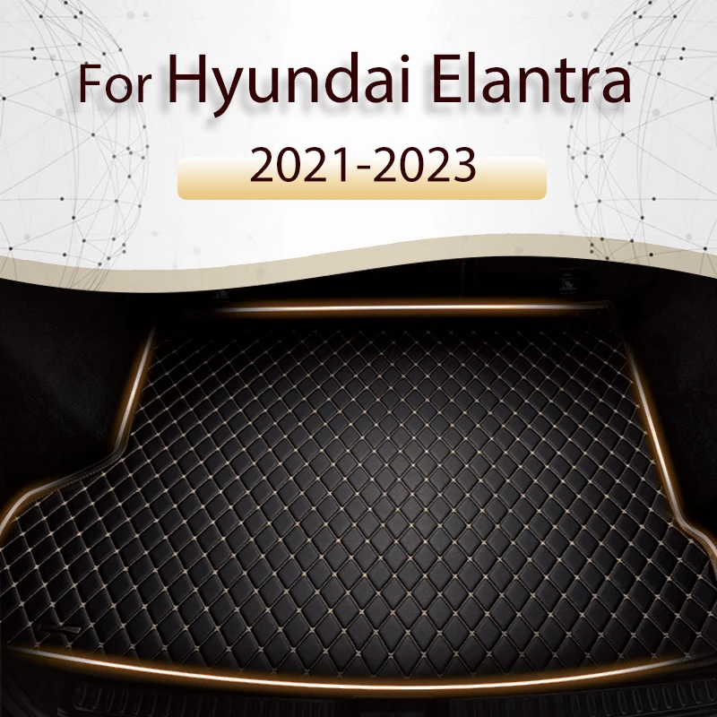 

Car Trunk Mat For Hyundai Elantra Sedan 2021-2023 22 Custom Car Accessories Auto Interior Decoration