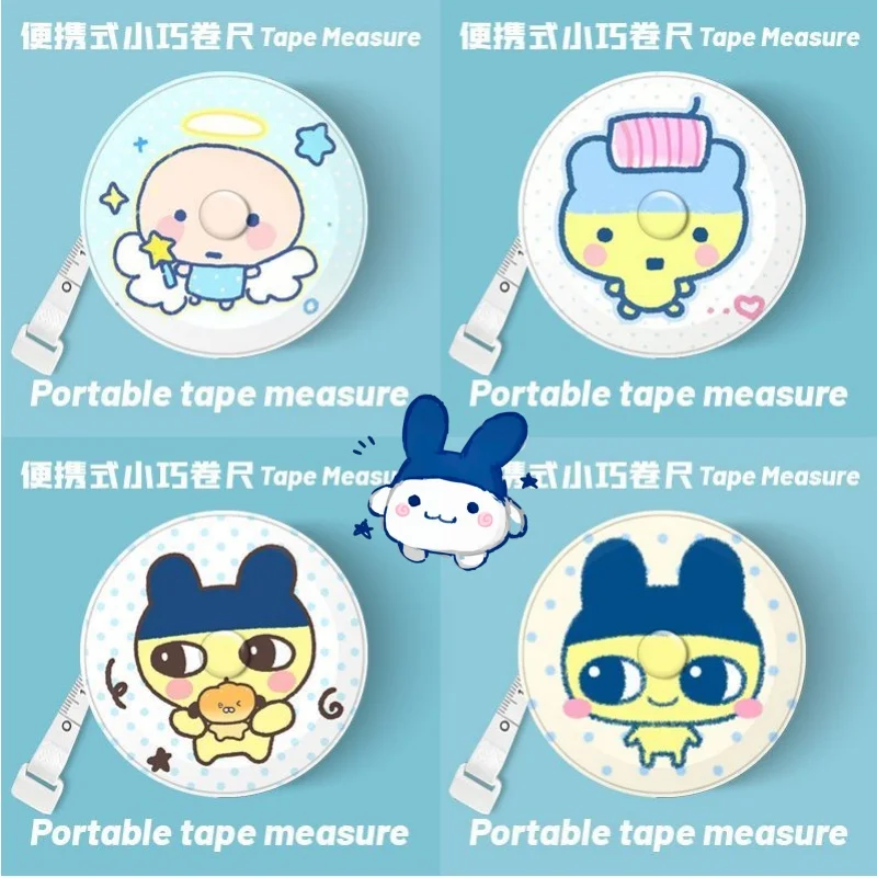 Tamagotchi Cute Cartoon Tape Measure, Mini 2m Soft Ruler for Clothing, Waist, Bust, Hip & Height Measurement