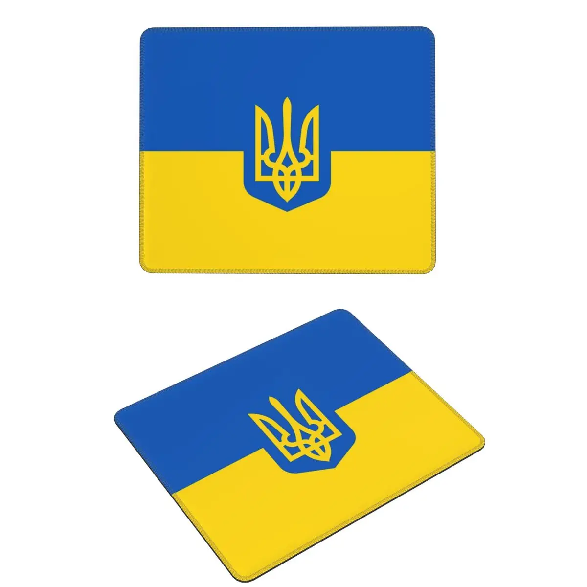 

Ukraine Coat Of Arms Trident Mouse Pad Computer Keyboard Mouse Mat Gaming Laptop Desk Mat Office Table Mats