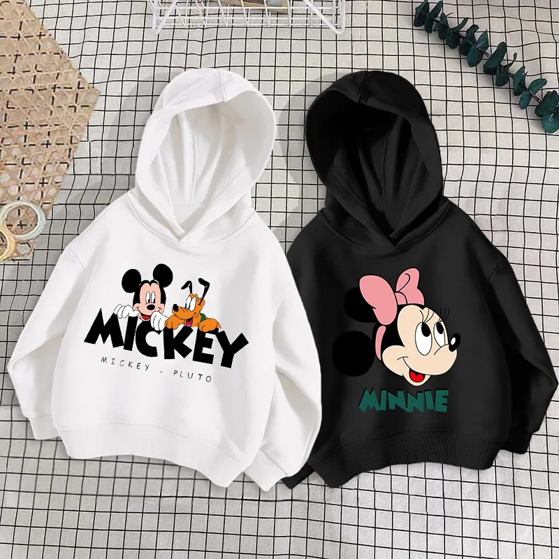 Disney Mickey Minnie autumn new cartoon animation children's sweater girls casual simple sweater