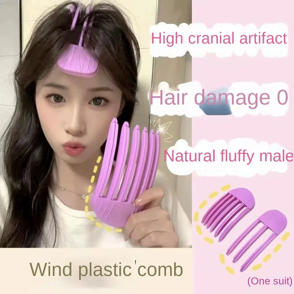 Lazy Air Bangs Hair Root Fluffy Clips Cushion Hair Root Hair Styling Tools Curling Hairpin Telescopic Fixed Plastic Hair Curlers