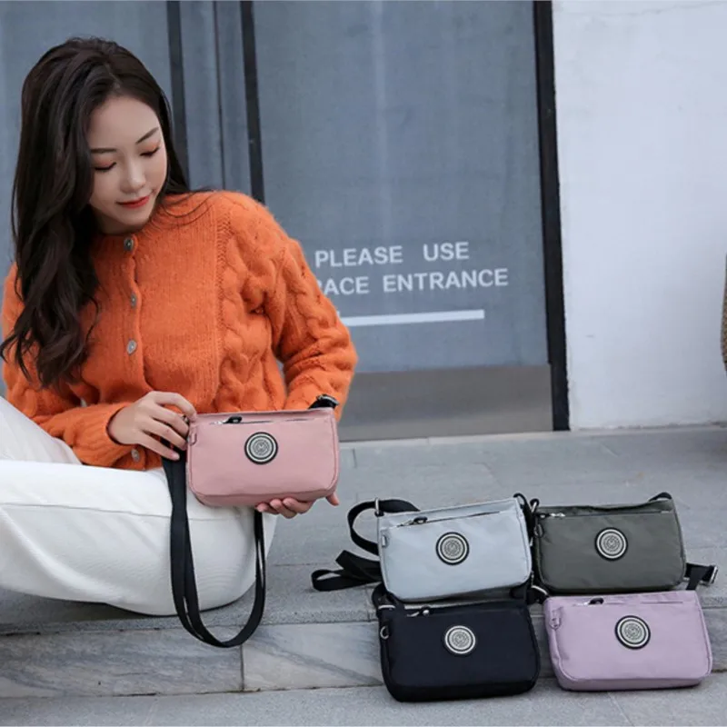

New Seasonal Crossbody Small Bag Fashionable, Trendy, Versatile, Lightweight Nylon Cloth Anti Splashing, Casual Single Shoulder