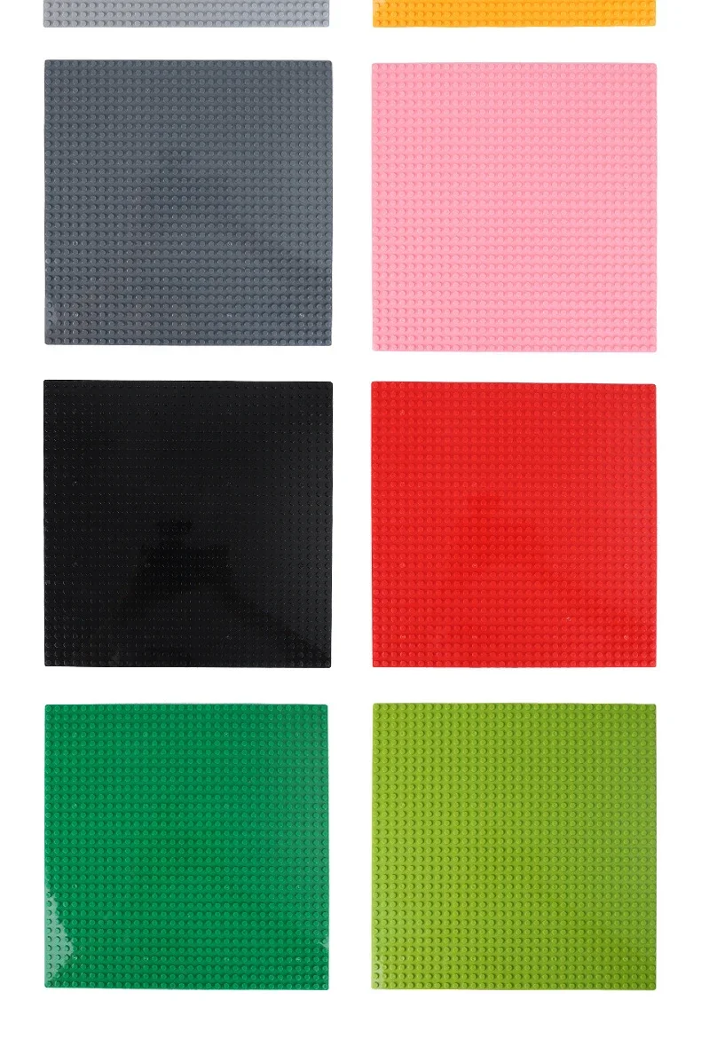 3PCS Ziegel Grundplatte 32x32 16x32 Punkte Kunststoff Grundplatten Kompatibel MOC Baustein Spielzeug 10 in Klassische Multi Farbe 10 IN – Detail 17