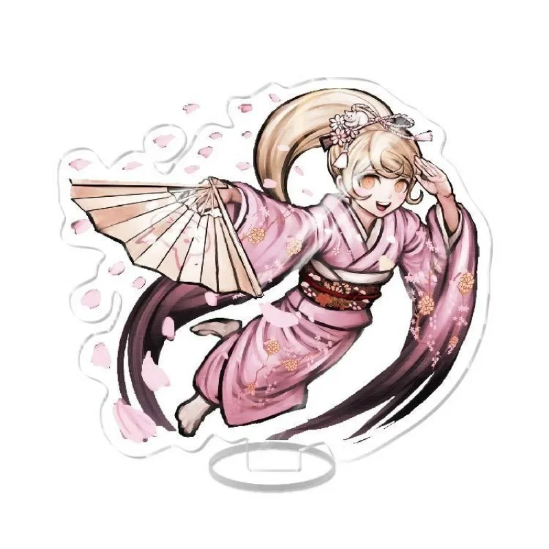 Anime Danganronpa 3 15cm Naegi Makoto Kirigiri Kyouko Hinata Hajime Komaeda Nagito Acrylic Stand Model Desk friend Cheistmas gif