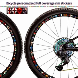 Width 19mm Bicycle Rim Stickers Road Bike Wheel Decals 26