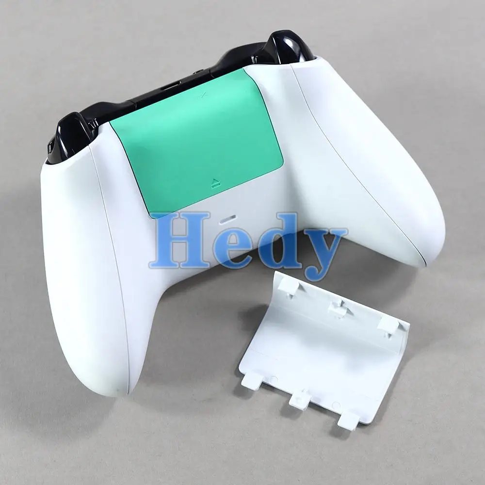 XBOXONE 게임 패드 용 XBOX ONE 컨트롤러 용 2PCS 오리지널 새 교체 검정색 배터리 커버 캡 도어 백 쉘