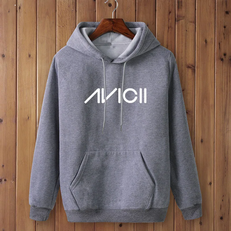 Top quality AVICII letters print men Long Sleeve Hoodies Sweatshirt Harajuku Print Sweatshirt Autumn Casual  King Queen hoodies