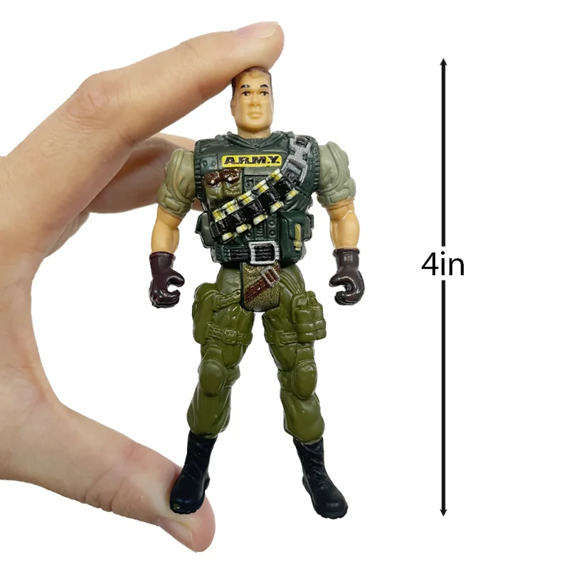 6 Stück Krieger Elite Force antike Militärs oldat Action figur Spielzeug bewegliche Armee Terrorist Swat Team Waffe für Kinder Junge Geschenk