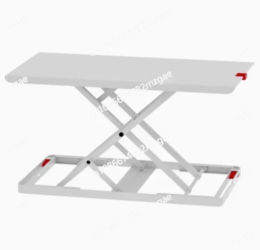 Mini standing computer lifting workbench with adjustable laptop stand, office desktop lifting platform