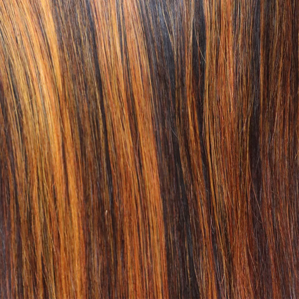 الجملة عذراء الشعر البشري الهندي حزمة تسليط الضوء على 1B الأصفر البرتقالي البيانو لحمة الشعر النسيج التجزئة انخفاض الشحن للأسود