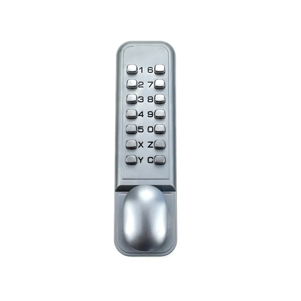 Keyless Outdoor Door Lock Waterproof Digital Password Combination Zinc Alloy Brass Push Button Mechanic Code Glass/Aluminum Door