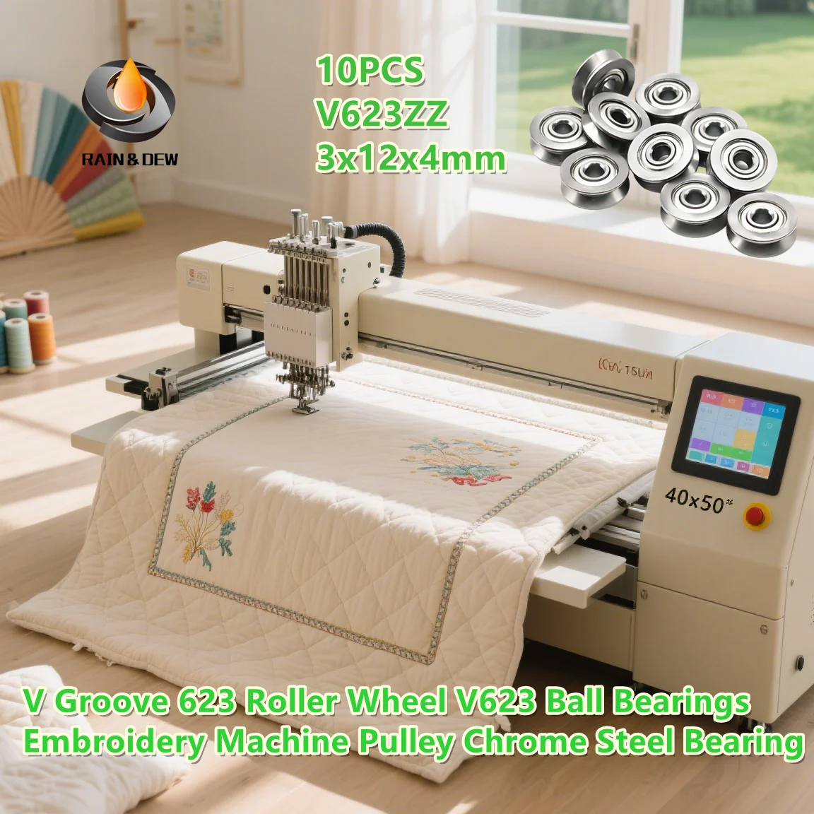

10 шт. V623ZZ подшипник 3x12x4 мм с V-образной канавкой 623 роликовое колесо V623 шарикоподшипники шкив вышивальной машины подшипник из хромированной стали