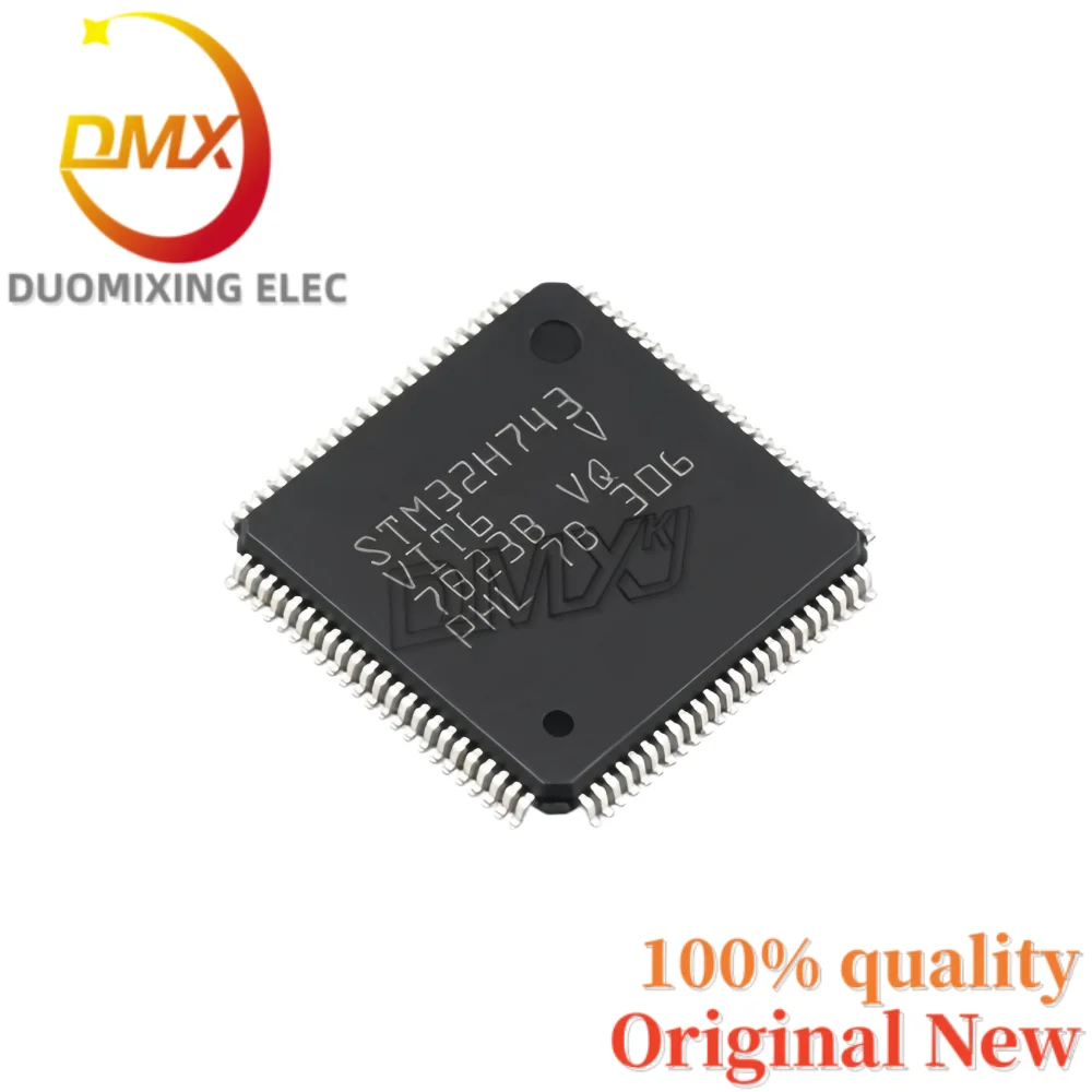2PCS/LOT 100% Original STM32H743IIT6 Microcontroller Unit 32-bit MCU IC LQFP-176