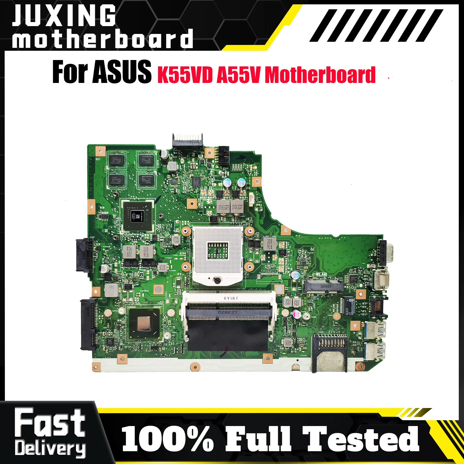 

Материнская плата для ноутбука K55VD для ASUS K55V K55VJ K55VD K55VM Материнская плата для ноутбука Цей товар в наличии 100% тестирование ОК быстрая доставка