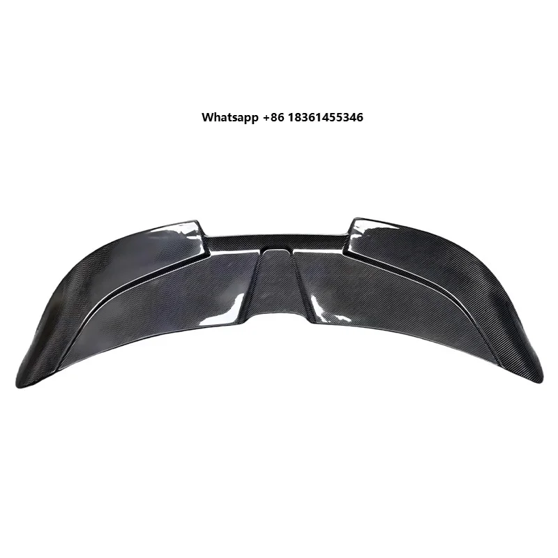 

For 720S Auto Rear Bumper Decoration Body Kit Real Carbon Fiber V-Style Rear Wing Spoiler