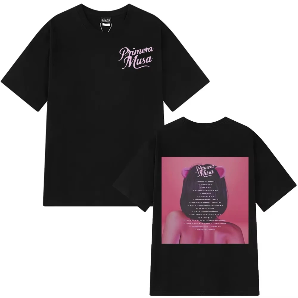 مغني الراب عمر كورتز بريميرا موسى جولة ألبوم الجرافيك تي شيرت الرجال النساء عادية موضة تي شيرت جماليات المتضخم القطن تي شيرت #1