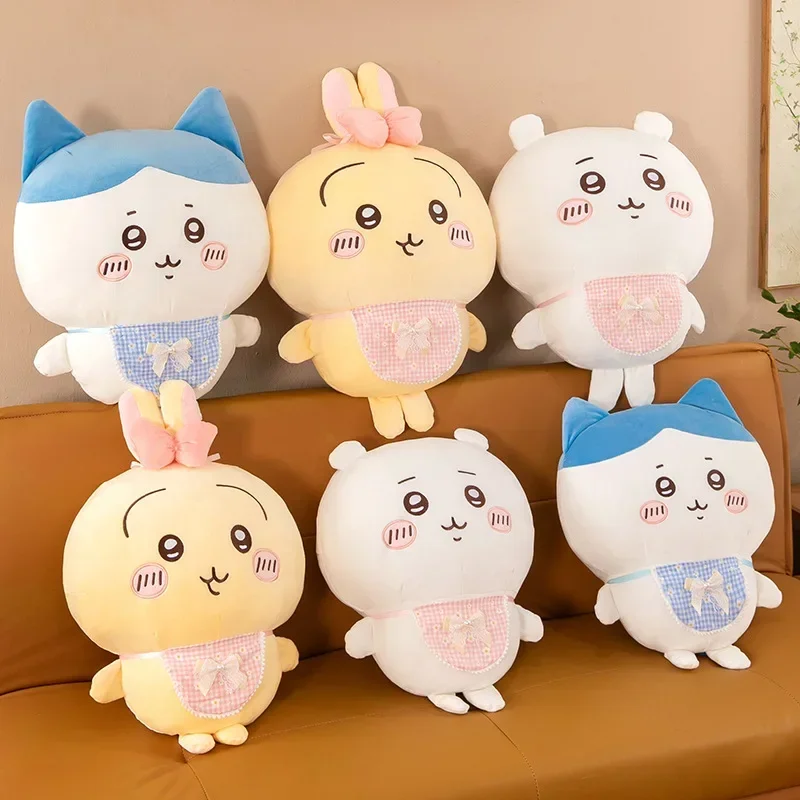 60cm Chiikawa New Dressing Plush Doll Hachiware Usagi Plush Toy Doll Girl Gift Pillow Super Cute Room Decoration