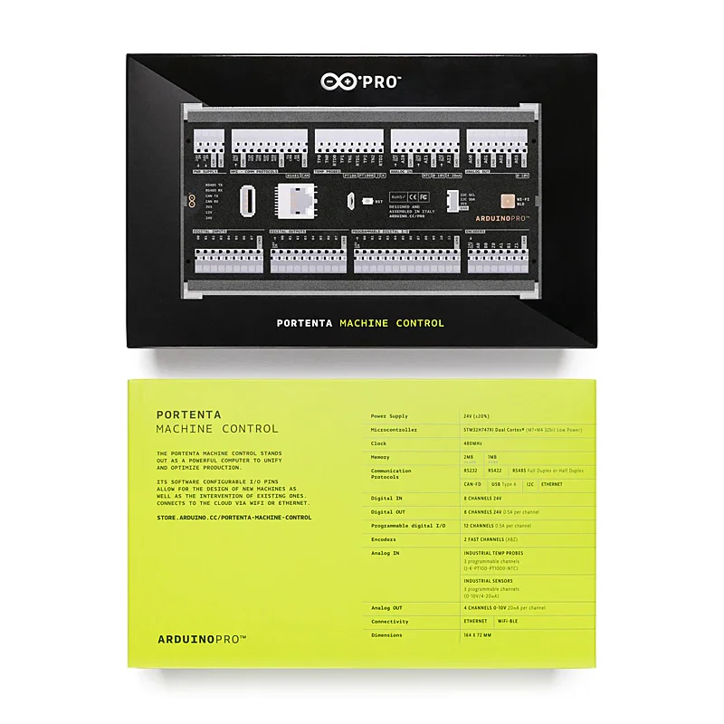 Arduino Portenta Machine Control AKX00032 منتج إيطالي أصلي آلات صناعية، إنترنت صناعي للأشياء #4