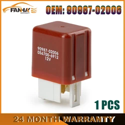 Automotive Relay 90987-02006 For Toyota Landcruiser 84-09 Hilux 86-05 Prado 95 Series RAV4 Water Tank Fan Relay