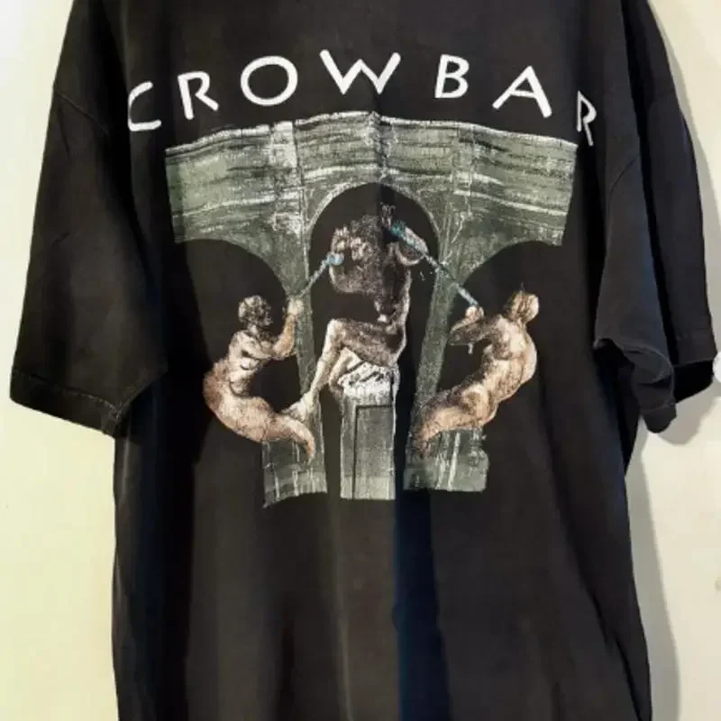 Crowbar rock music band concert tour short sleeve black color shirt KV37482