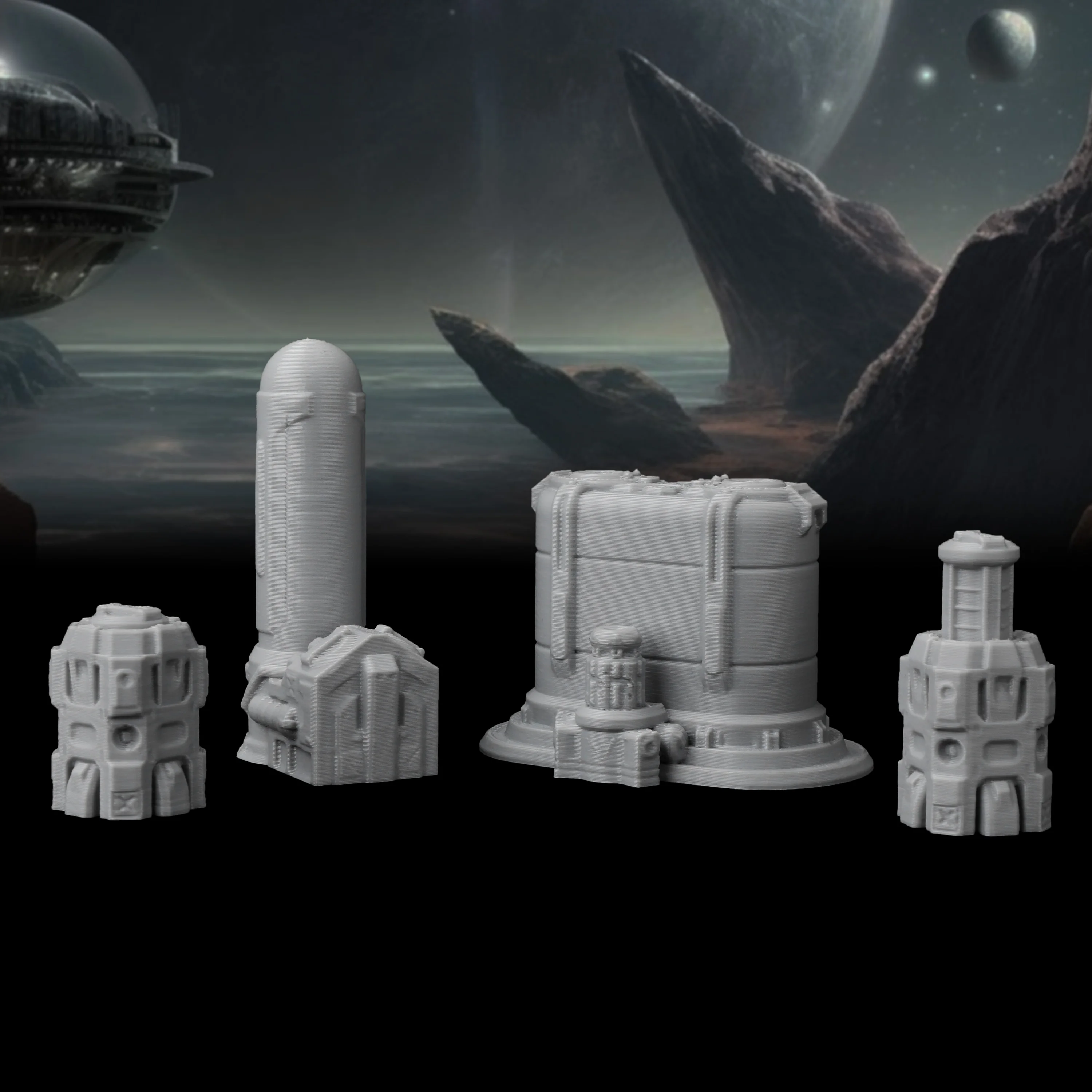 TTRPG Bio Transport Crates Min - Miniature Terrain Set ulasan dan harga