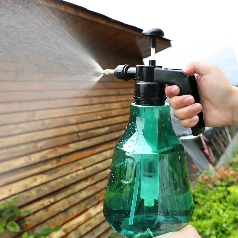 

BIESUOFlower Watering Pot with Column Pattern Air Pressure Spray Nozzle Spray Bottle Sprayer Planting Garden Watering Irrigation