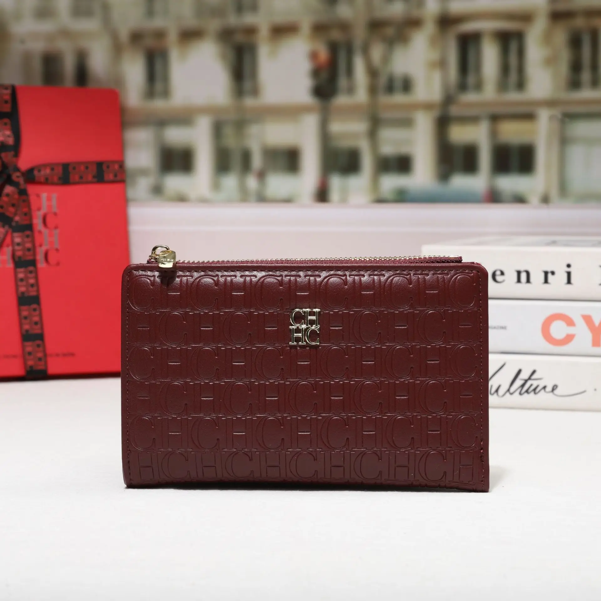 Роскошные женские кошельки 2025 года, модный клатч на молнии с отделениями для карт и карманом для монет. Блокировка RFID. Большая емкость.