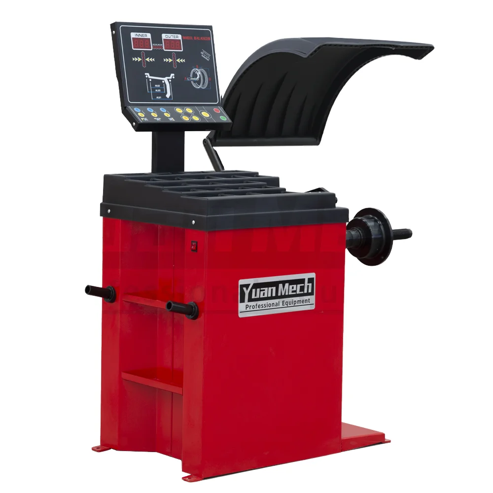 

YuanMech B657 Высококачественный балансир колес автомобиля/мотоцикла, простая в эксплуатации машина для выравнивания колес и балансировки шин