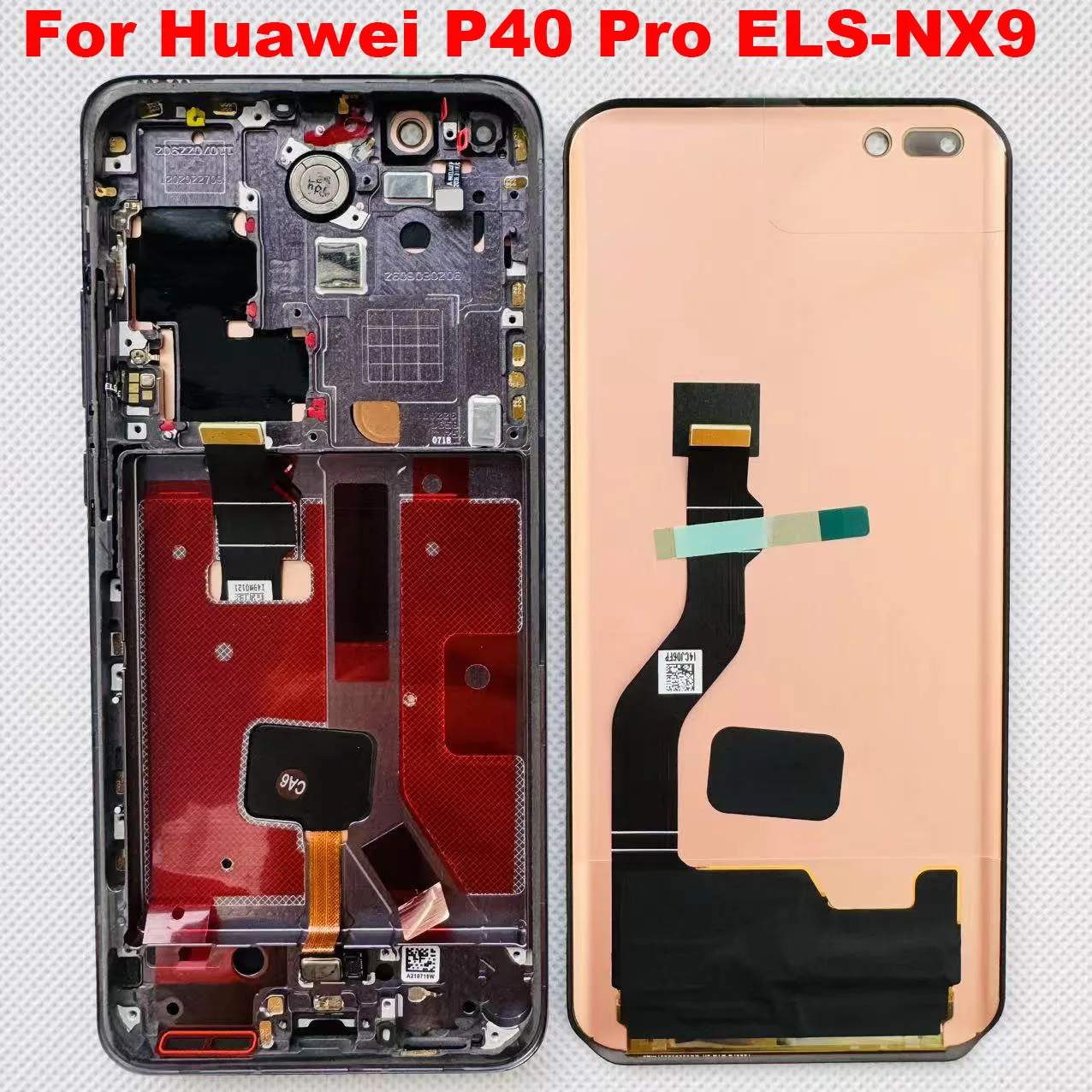 

6.58' Original For Huawei P40 Pro LCD ELS-NX9 ELS-N04 Display Screen Touch Digitizer with frame ELS-NX9 ELS-N04 ELS-AN00 ELS-TN0