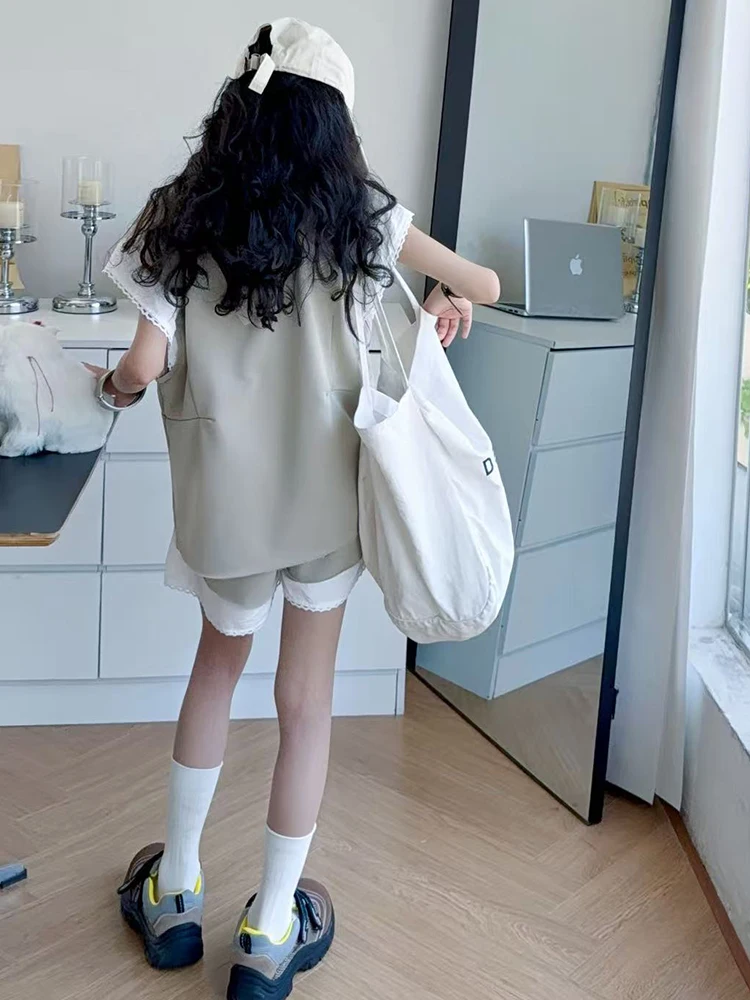 

Girls Summer Spor V-Ne Two-Piece Set Trendy Cool Sle Big Kids Faionable Top orts Outfit Easy to Wear for Kids Ages ...