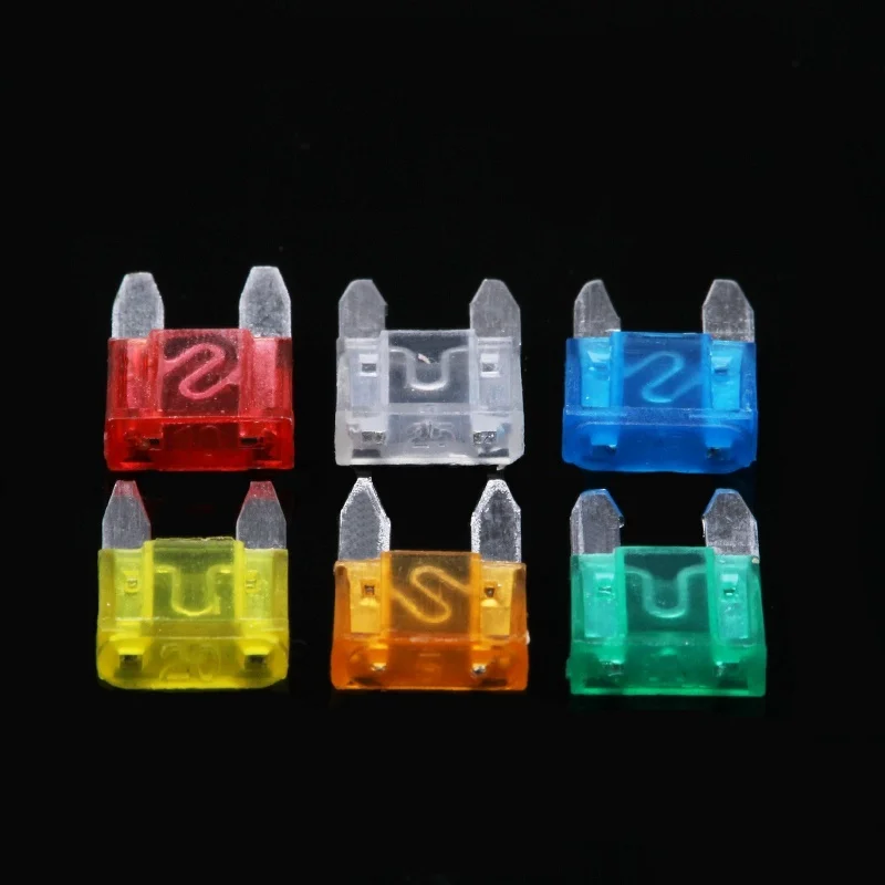 60/120PCS 5A 10A 20A 25A 30A Auto Car Blade Fuse Automobile Car Security Fuse Standard Assortment Kit Using For Small-sized Car