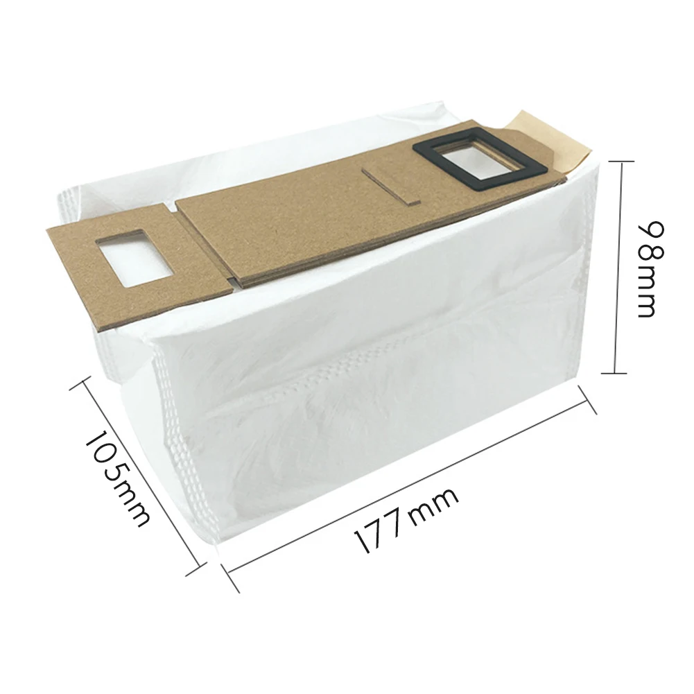 AC66 12 Pack Vacuum Bags Replacement for Roborock S7 T7S T7S Plus Dust Bag Vacuum Cleaner Accessories Spare Parts view 5
